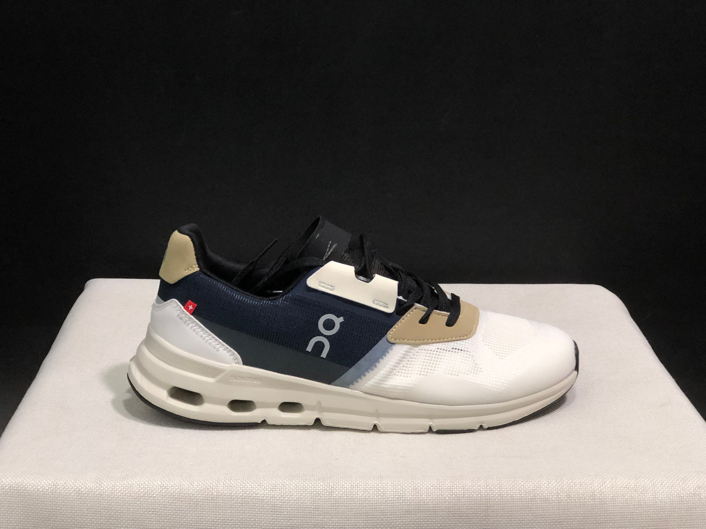 On Running Cloudrift Comfortable And Versatile Sports Casual Shoes Ivory Midnight
