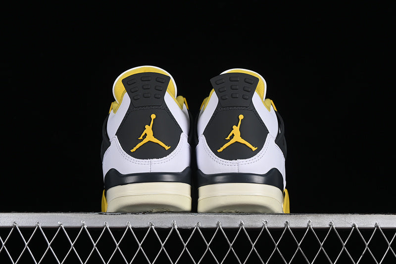 Nike Air Jordan 4 Retro Sulfur Coconut Milk White Sneakers