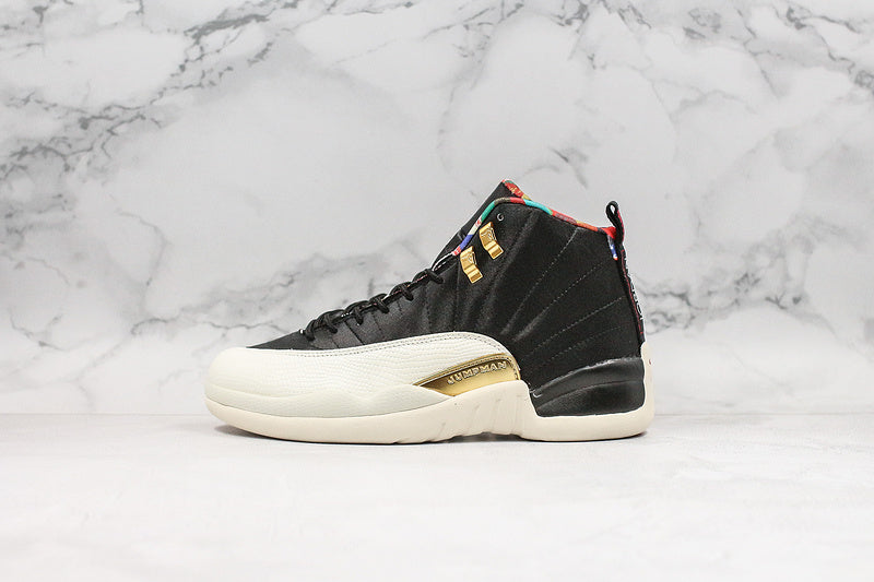 Nike Air Jordan 12 Retro Chinese New Year 2019 White Black Sneakers