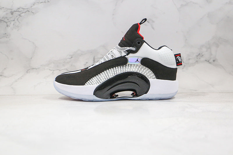Nike Air Jordan 35 Pf Black Chili Red-White Sneakers