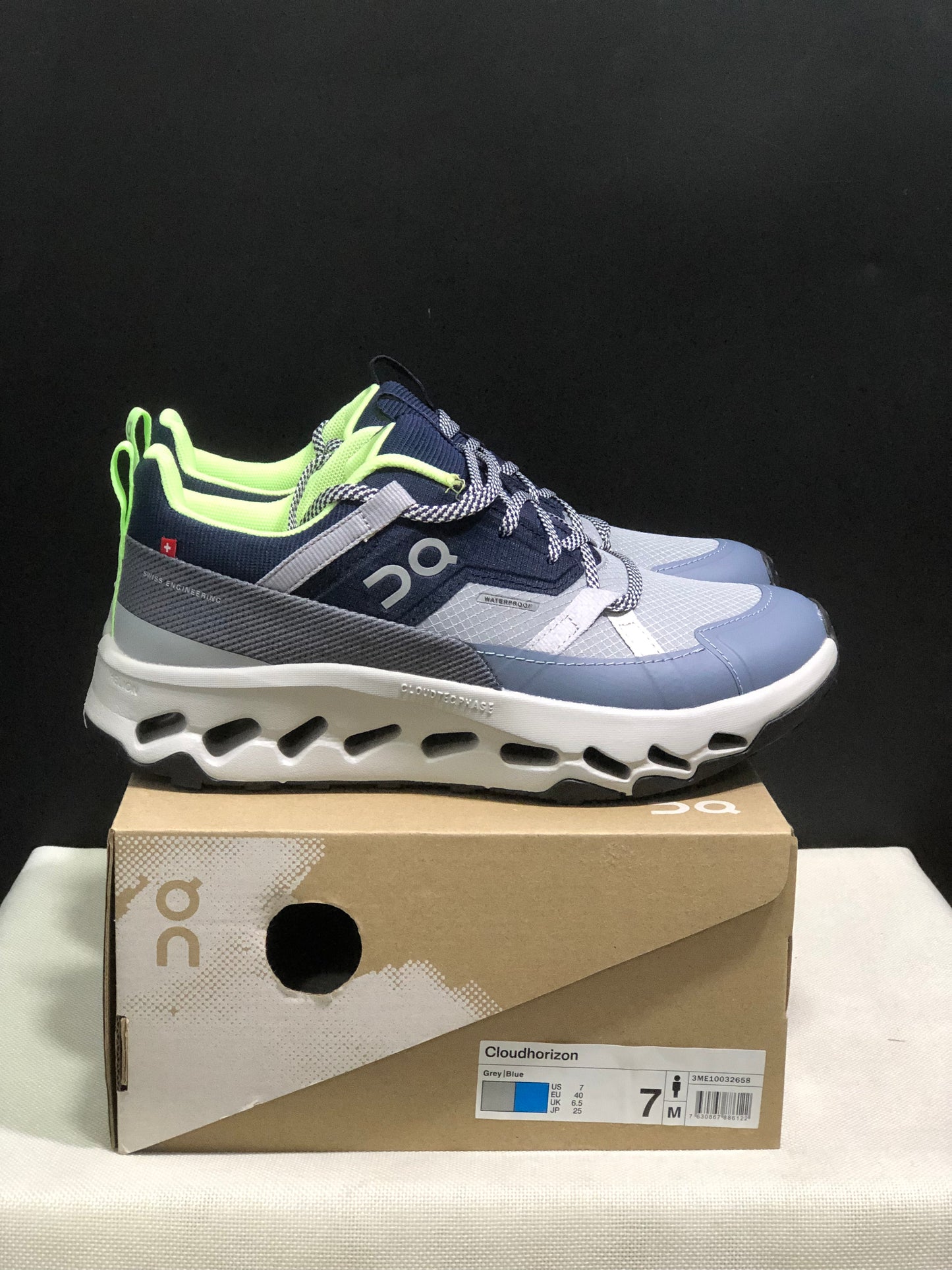 On Running Cloudhorizon Comfortable Hiking Shoes Gray/Blue