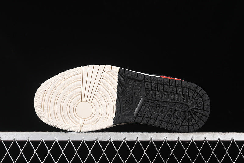 Nike Air Jordan 1 Low Supreme Black White Sneakers