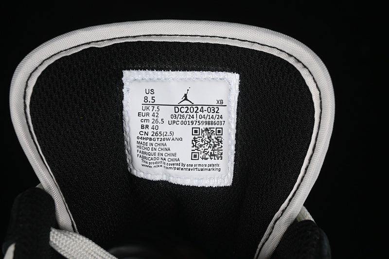 Nike Air Jordan 1 Low Black White Fashion Sneakers