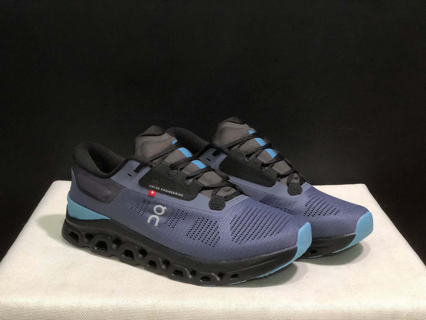 On Running Cloudstratus 3 Anti-Slip Running Shoes Dark Blue/Black