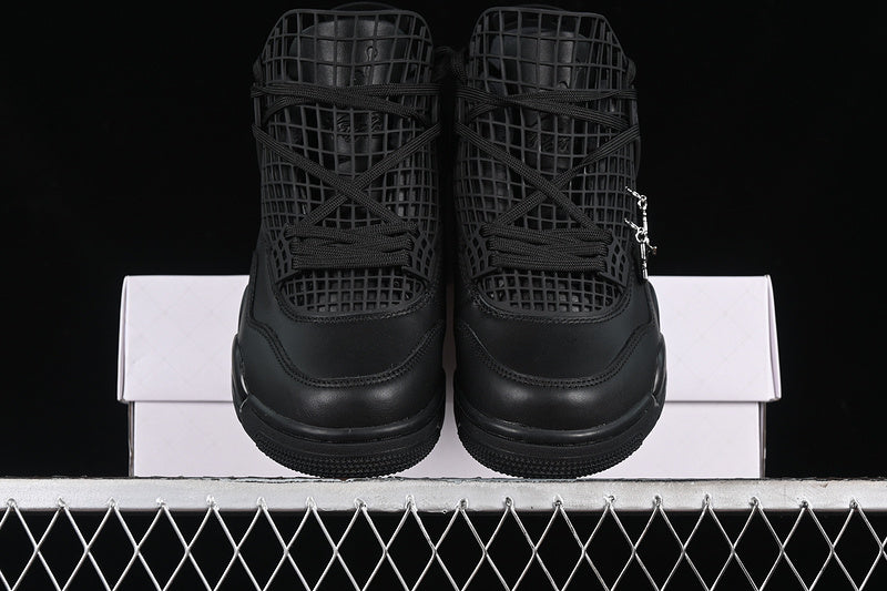 Nike Air Jordan 4 Retro Net Black Sneakers