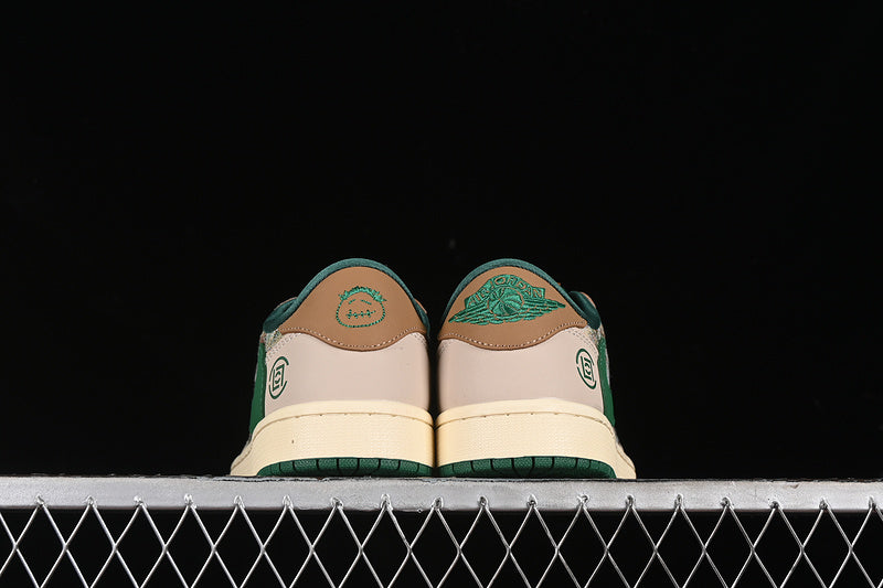 Nike Air Jordan 1 Low Travis Scott Fragment Design Grey Brown Green Multicolour Sneakers