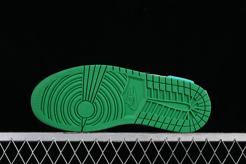 Nike Air Jordan 1 Low Cny Black Lucky Green White Sneakers