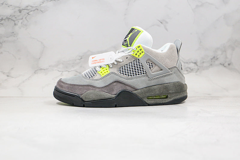 Nike Air Jordan 4 Retro SE Mid Neon Green Black Shoes