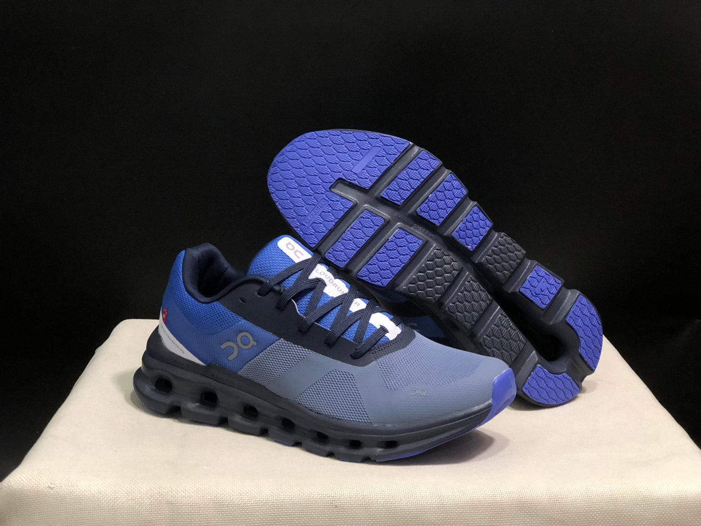 On Running Cloudrunner Anti-Slip Sports Running Shoes Shale/Cobalt