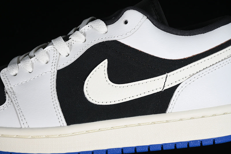 Nike Air Jordan 1 Low Quai 54 Off Noir Summit White Burn Sunrise Sail Sneakers