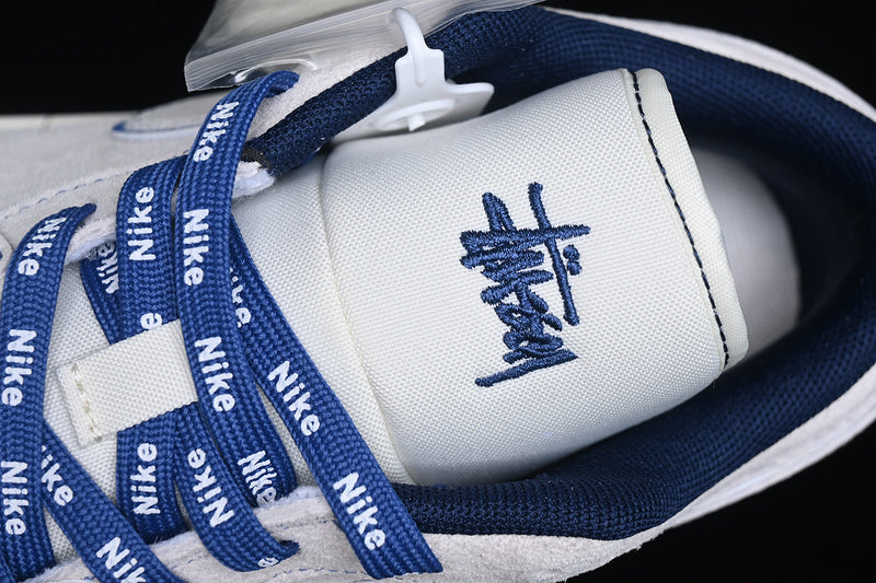 Nike Air Jordan 1 Retro Low Blue White Sneakers
