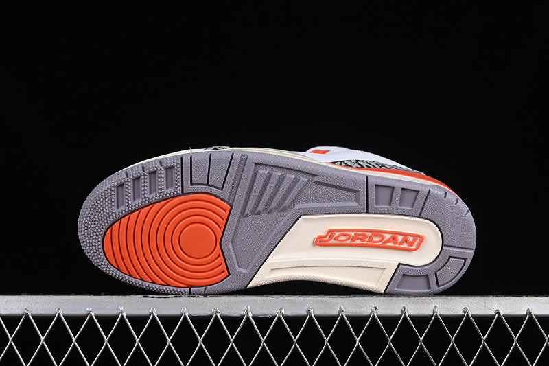 Nike Air Jordan 3 Retro Georgia Peach White Cosmic Clay Cement Grey Sneakers