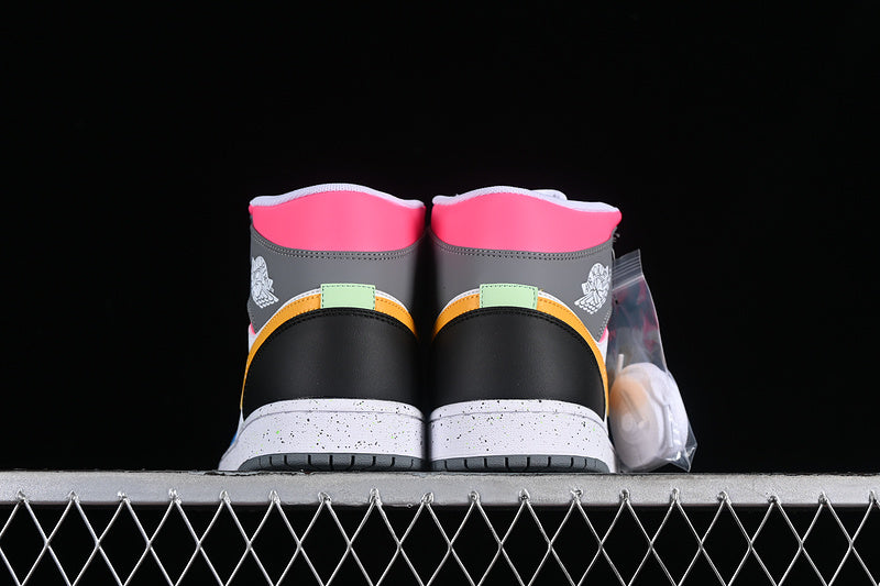 Nike Air Jordan 1 Mid SE MultiColor Sneakers