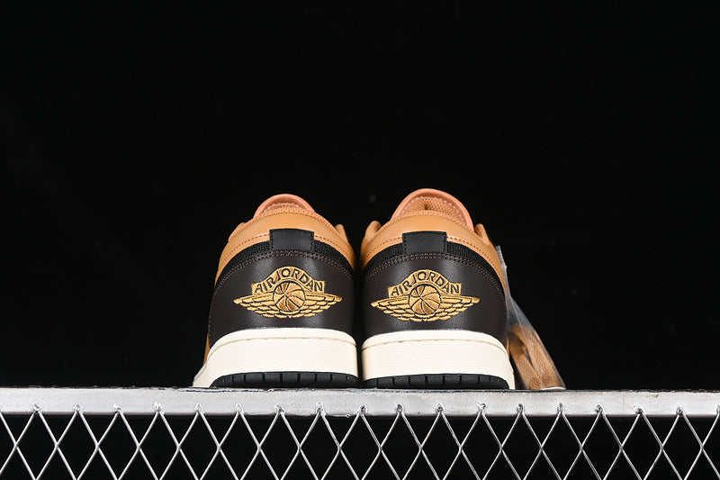 Nike Air Jordan 1 Low Baroque Brown Black Sneakers
