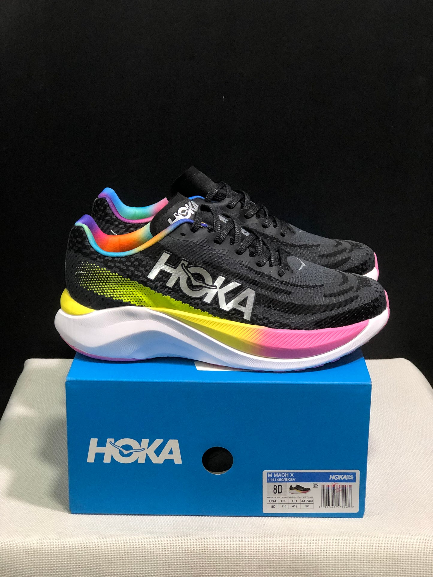 Hoka One One Mach X Low-top Running Shoes Sneakers Black