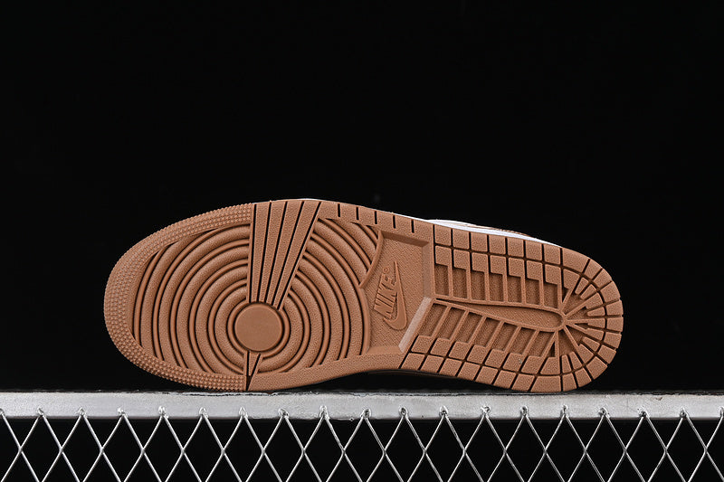 Nike Air Jordan 1 Low Archaeo Brown White Sneakers