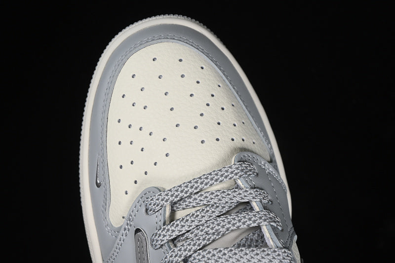 Nike Air Jordan 1 Low OG Travis Scott Fragment Design White Grey Sneakers