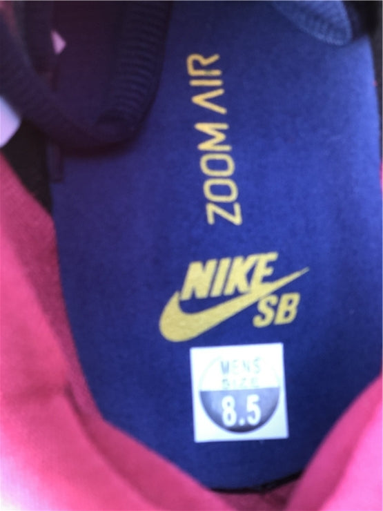 Nike SB Dunk Low Barcelona Catalonia Low Top Blue Red Sneakers