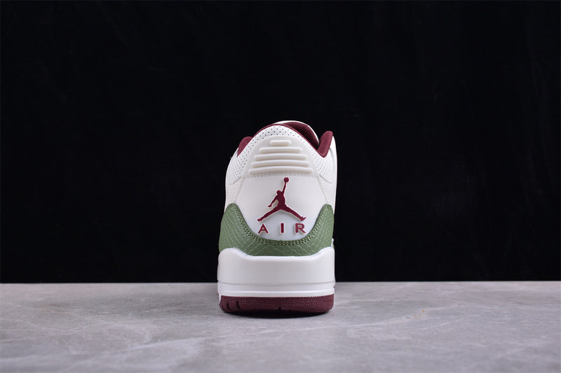 Nike Air Jordan 3 Retro Year Of The Dragon Red Green White Sneakers