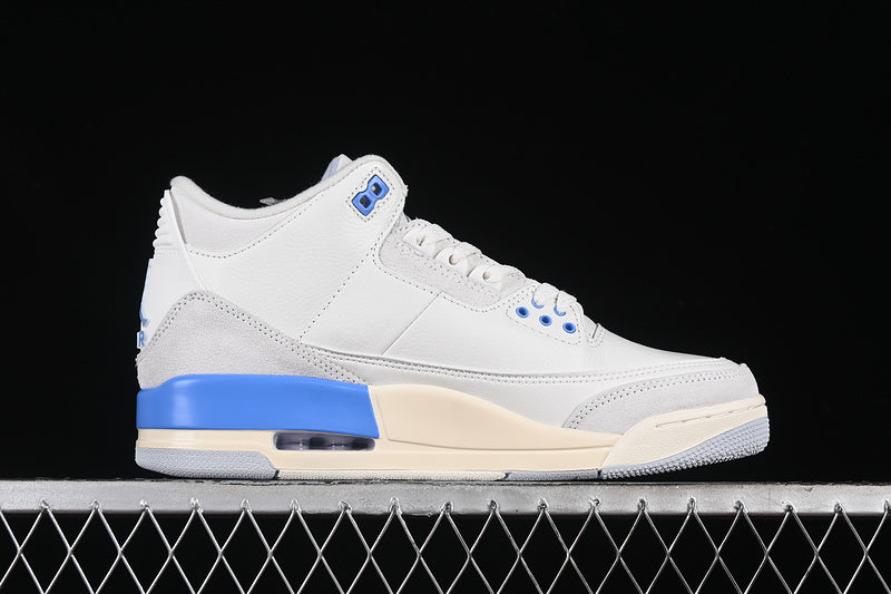 Nike Air Jordan 3 Retro Hydrogen Blue Summit White Sneakers