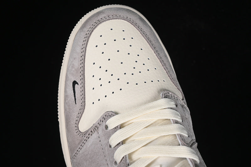 Nike Air Jordan 1 Low Black Beige Grey Sneakers