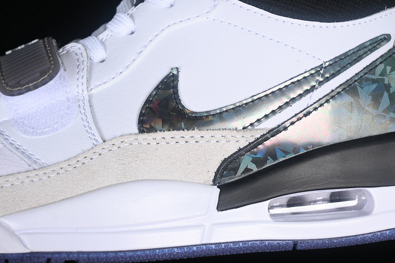 Nike Air Jordan Legacy 312 Low 25th Anniversary Grey White Purple Sole Sneakers