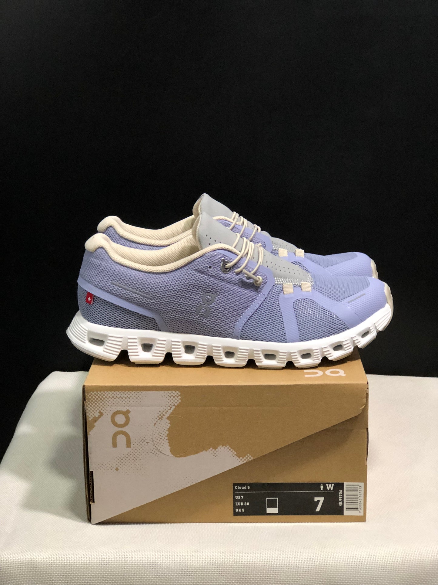 On Running Cloud 5 Light Purple Lightweight Running Shoes