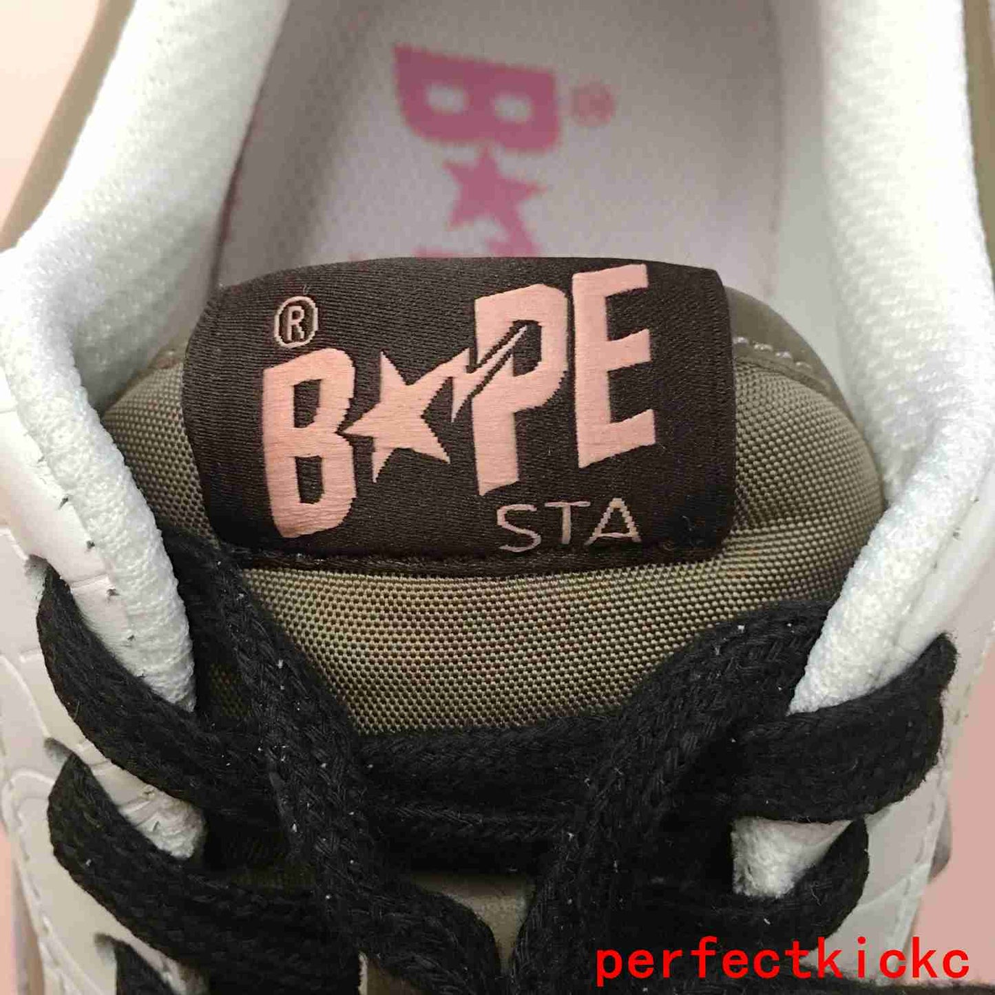 A Bathing Ape Bape Court Sta Brown Pink