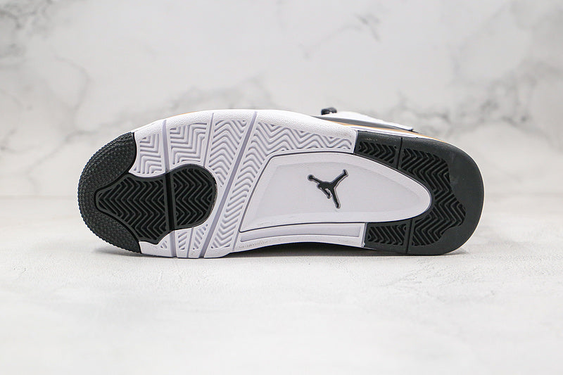 Nike Jordan Dub Zero Black White Metallic Gold Sneakers