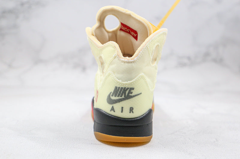 Nike Air Jordan 5 Retro Off-White Mid Sail Sneakers