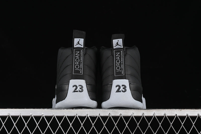 Nike Air Jordan 12 Black Grey Wolf Sneakers