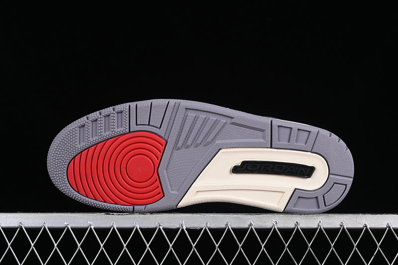 Nike Air Jordan 3 Retro Cement Grey White Sneakers