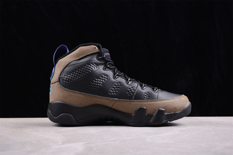 Nike Air Jordan 9 Retro Light Olive Black Brown Sneakers