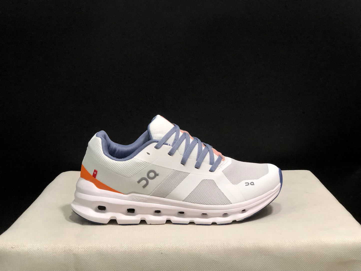 On Running Cloudrunner Anti-Slip Sports Running Shoes Ivory White