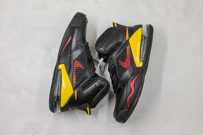 Nike Air Jordan Mars 270 Black Orange Yellow Sneakers
