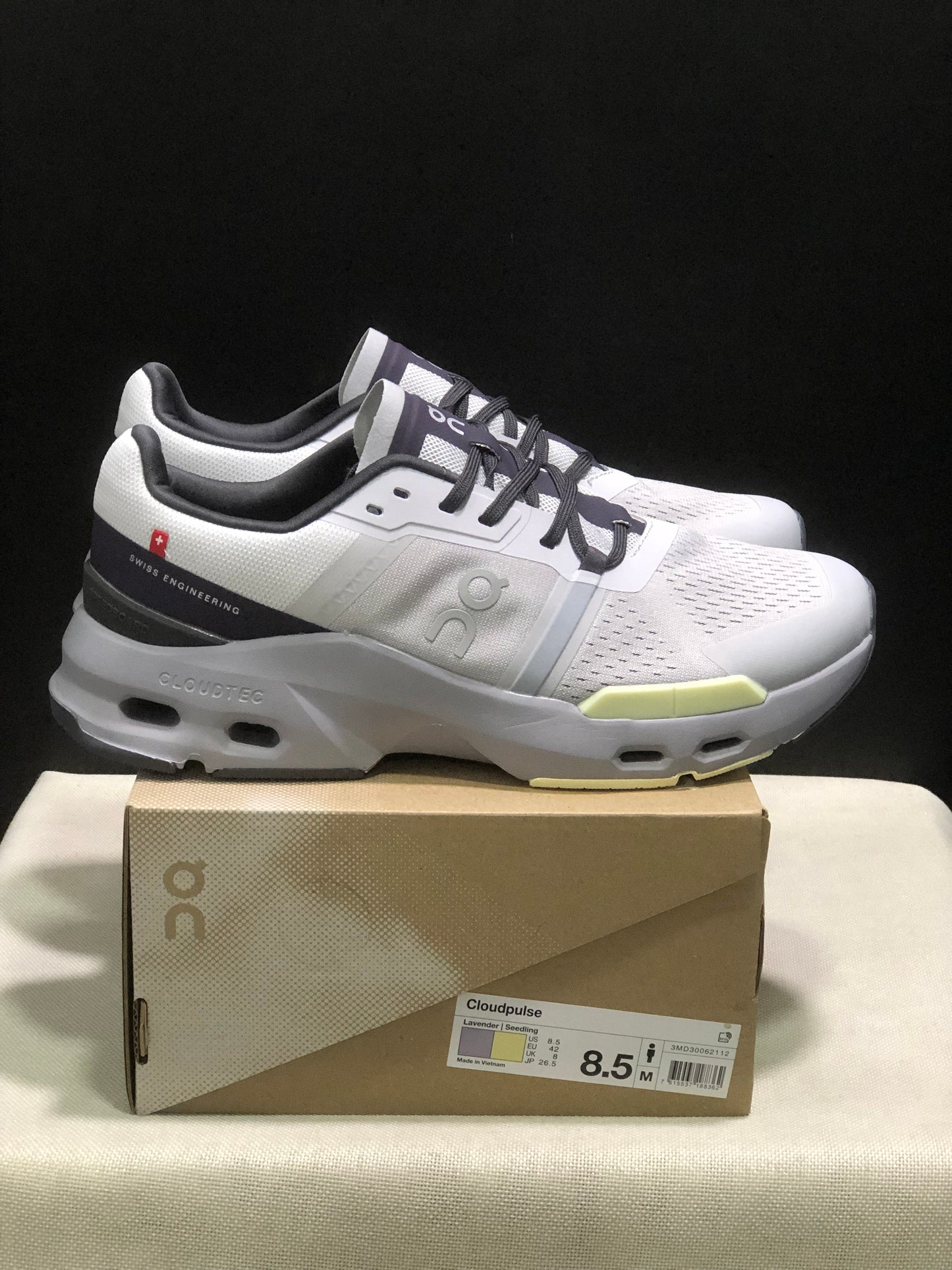 On Running Cloudpulse Comfortable Running Shoes Lavender/Seedling