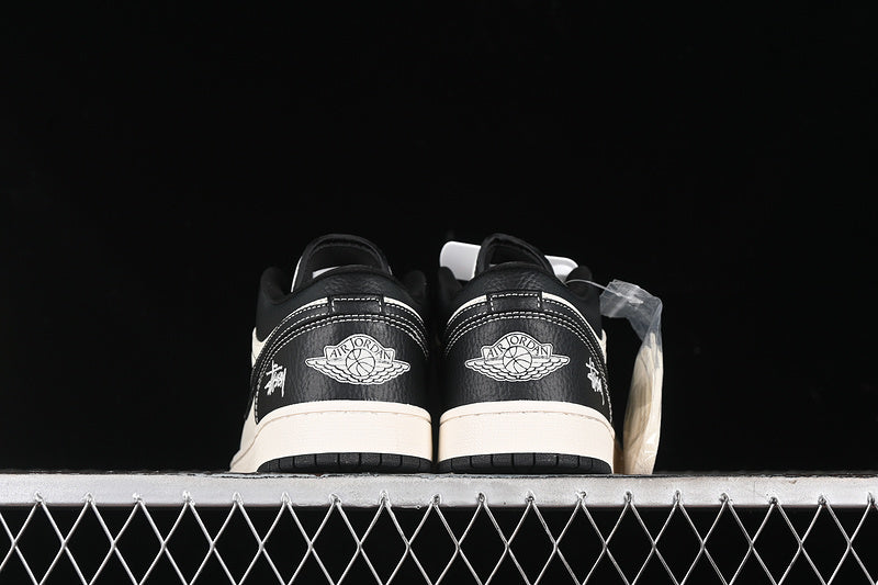Nike Air Jordan 1 Low Black White Casual Sneakers