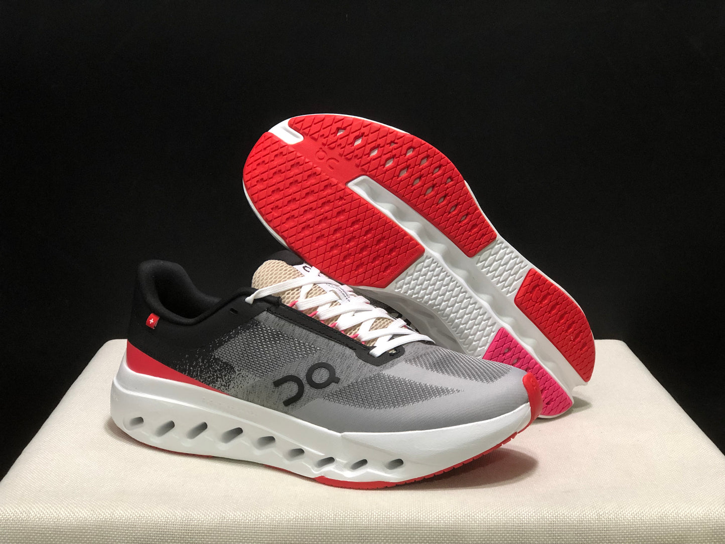 On Running Cloudsurfer Next Casual Running Shoes Grey/Black/Red