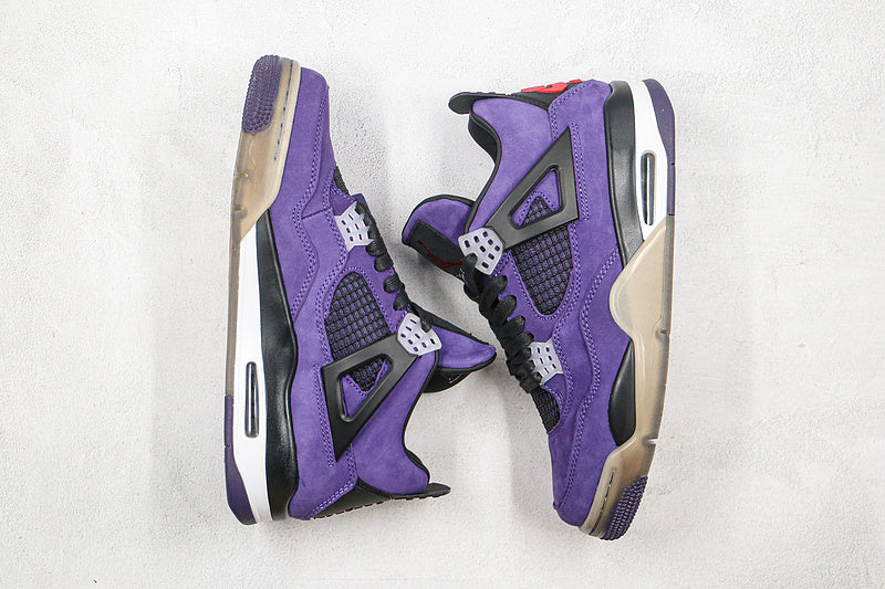 Nike Air Jordan 4 Retro Travis Scott Purple Sneakers