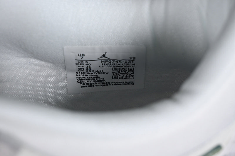 Nike Air Jordan Legacy 312 Year Of The Dragon Sail Metallic Grain Oil Green Grey White Sneakers