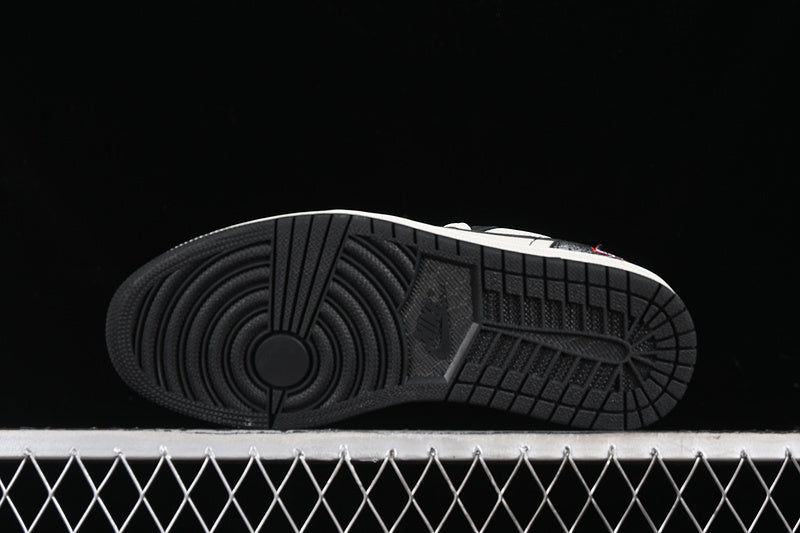 Nike Air Jordan 1 Low Black White Fashion Sneakers