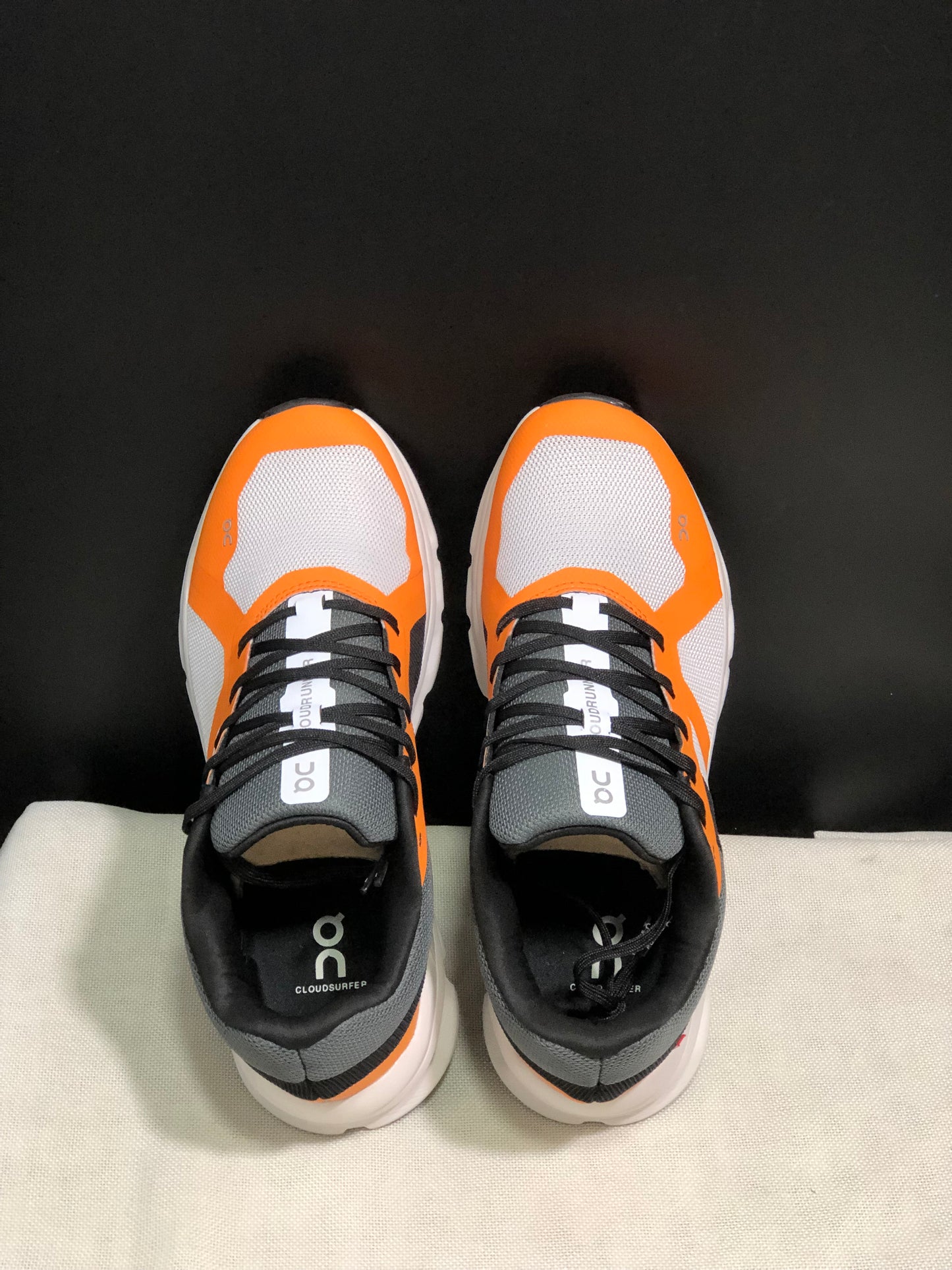 On Running Cloudrunner Anti-Slip Sports Running Shoes Grey/Orange