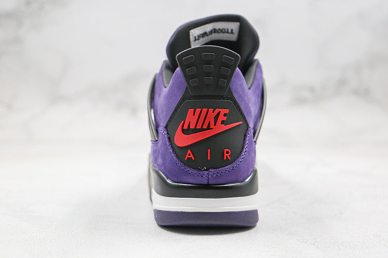Nike Air Jordan 4 Retro Travis Scott Purple Sneakers