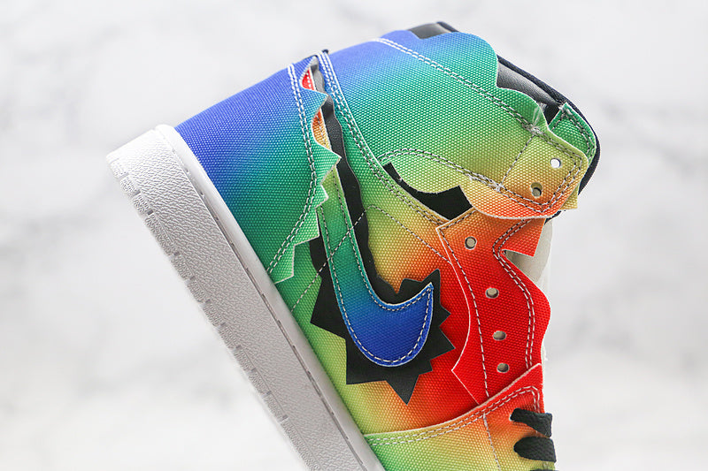 Nike Air Jordan 1 Retro High-Top Balvin Tie Dye Sneakers