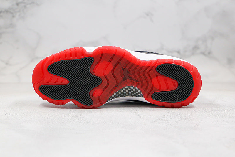Nike Air Jordan 11 Retro Low GS Concord Bred White Red Black Sneakers