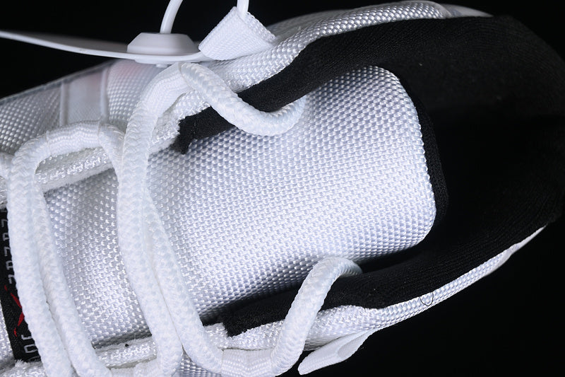 Nike Air Jordan 11 Retro White Black Red Sneakers