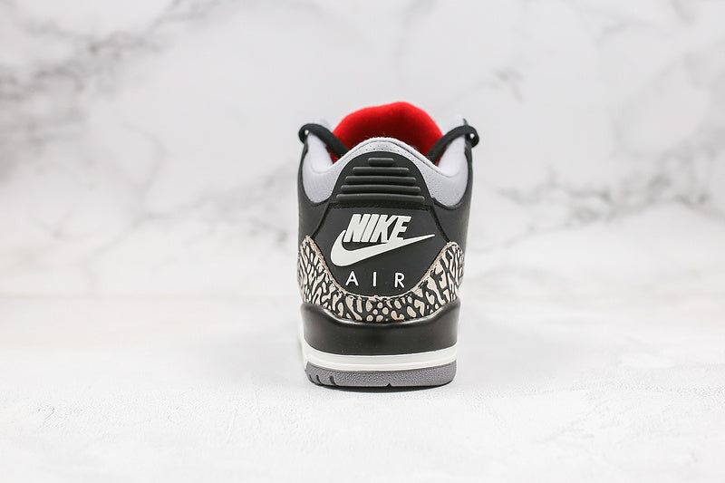 Nike Air Jordan 3 Retro OG Mid Black Cement Sneakers