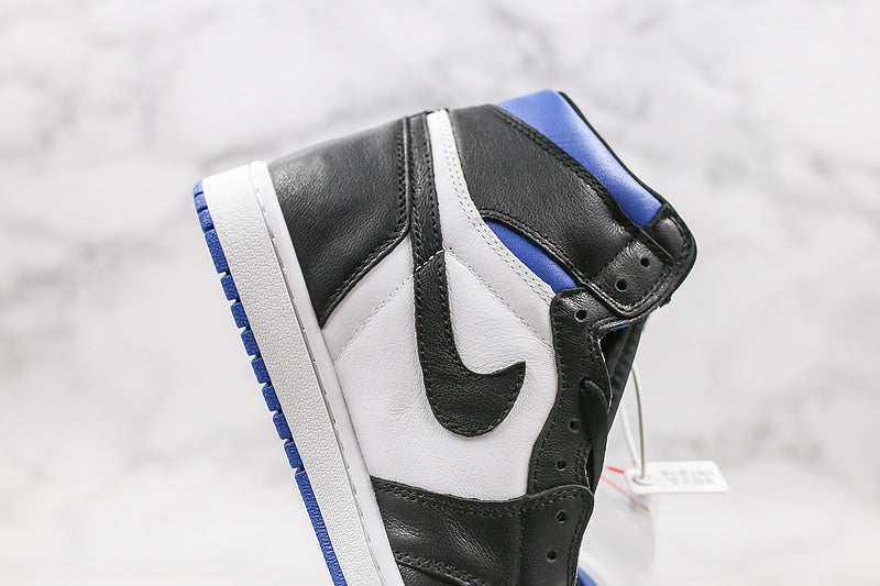 Nike Air Jordan 1 Retro High-Top Royal Toe Gs Black Blue Sneakers