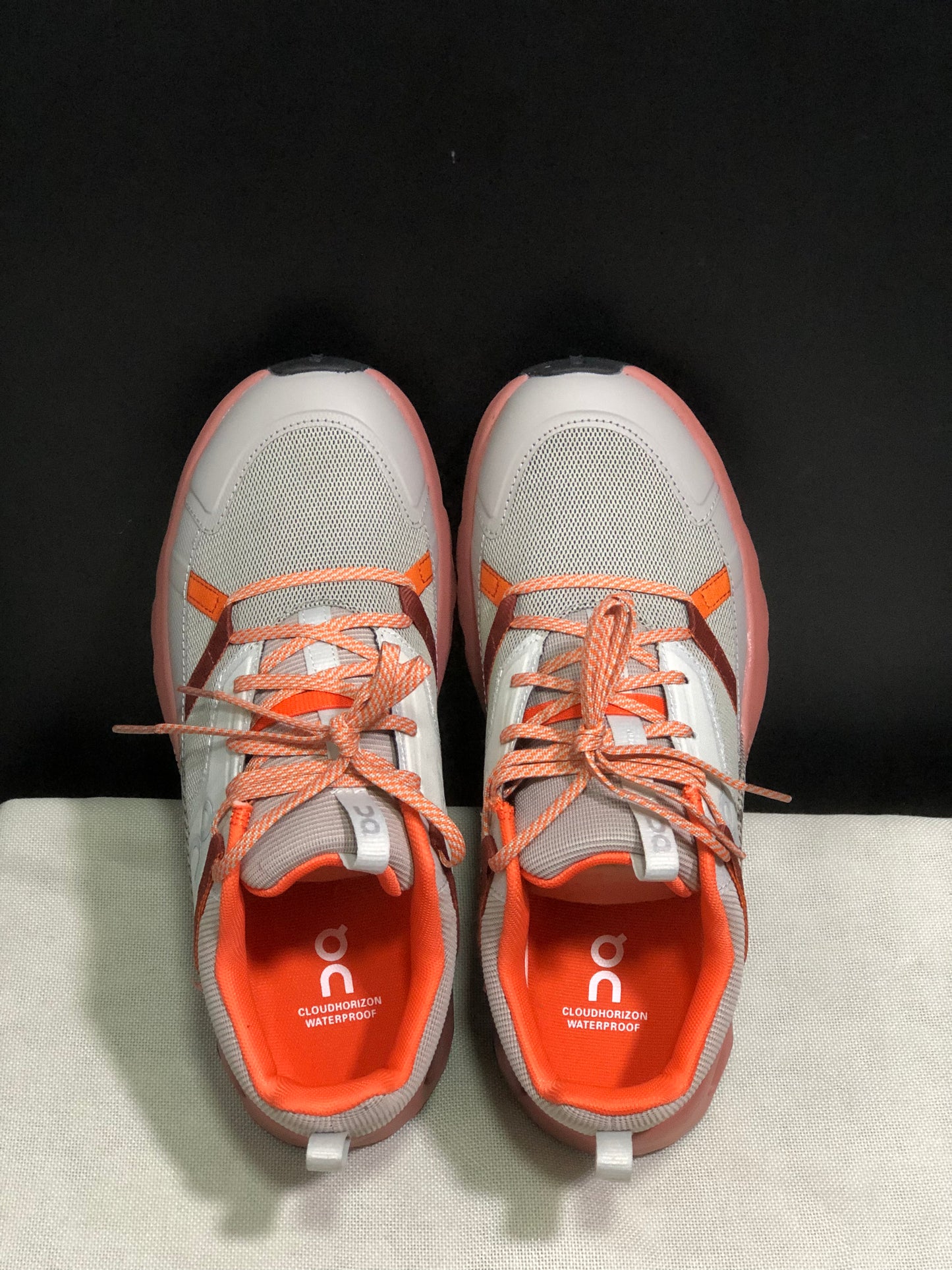 On Running Cloudhorizon Comfortable Hiking Shoes Grey/Orange-Red