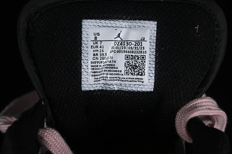 Nike Air Jordan 1 Low Black White Grey Pink Sneakers